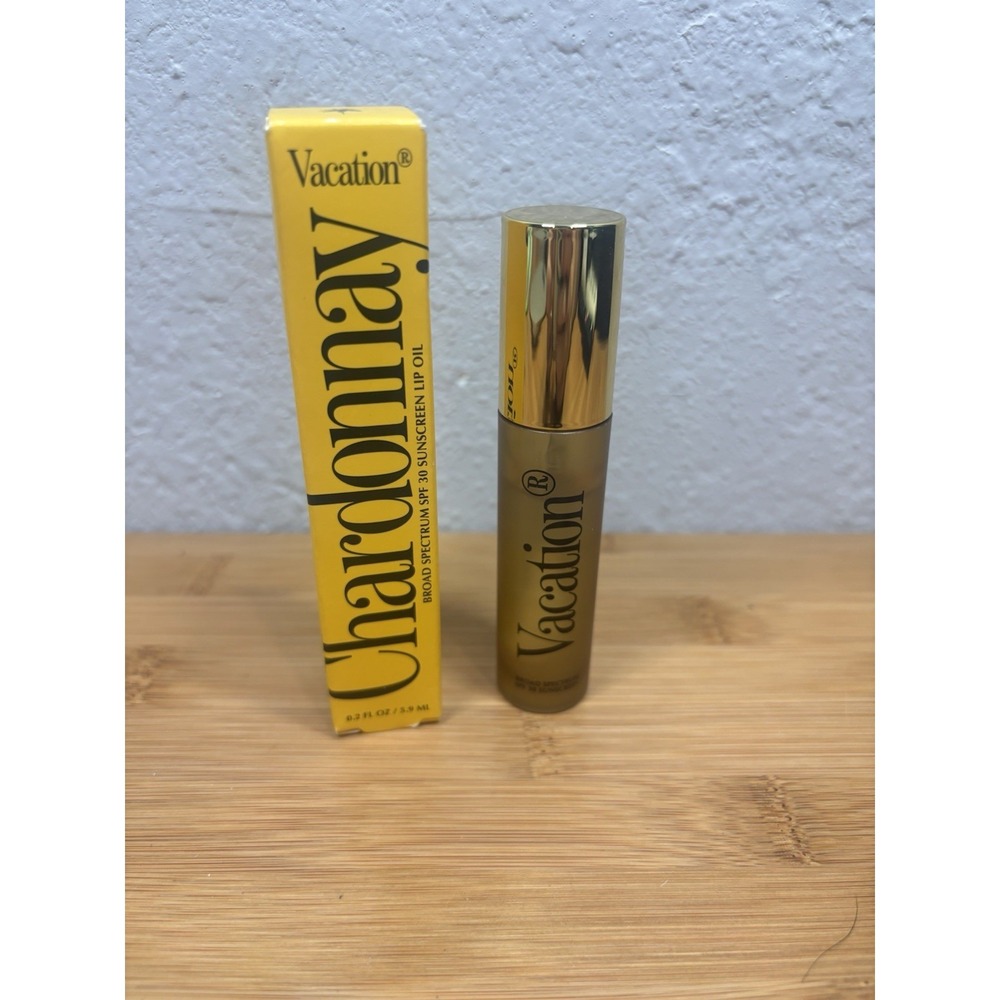 Vacation Chardonnay Sunscreen Lip‎ Oil 0.2 oz. SPF 30 Exp. 3/28